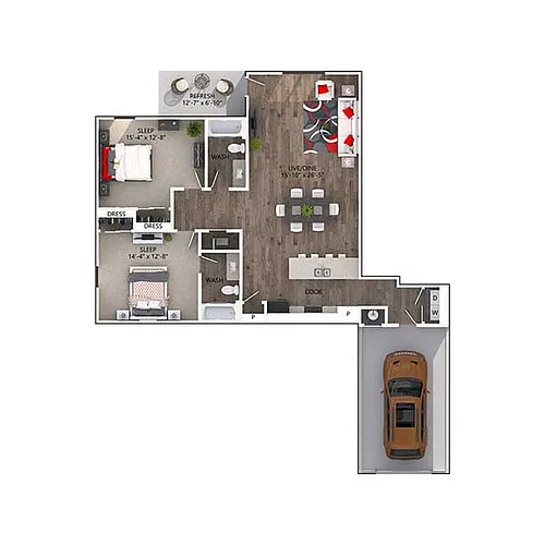 Floor plan Dew