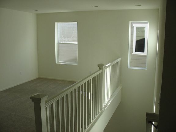 loft area with set up for office