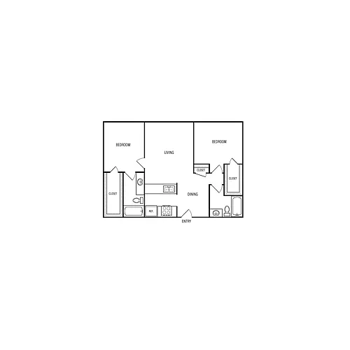 Floor plan B1 Renovated
