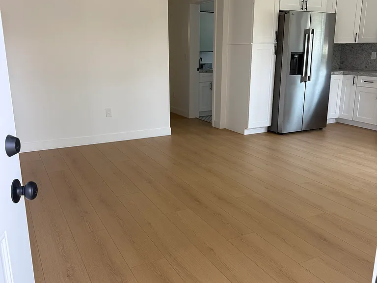 View from front door to hall