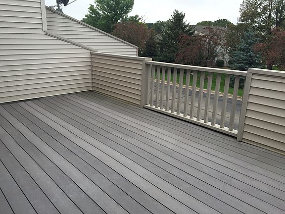 Large maintenance free deck
