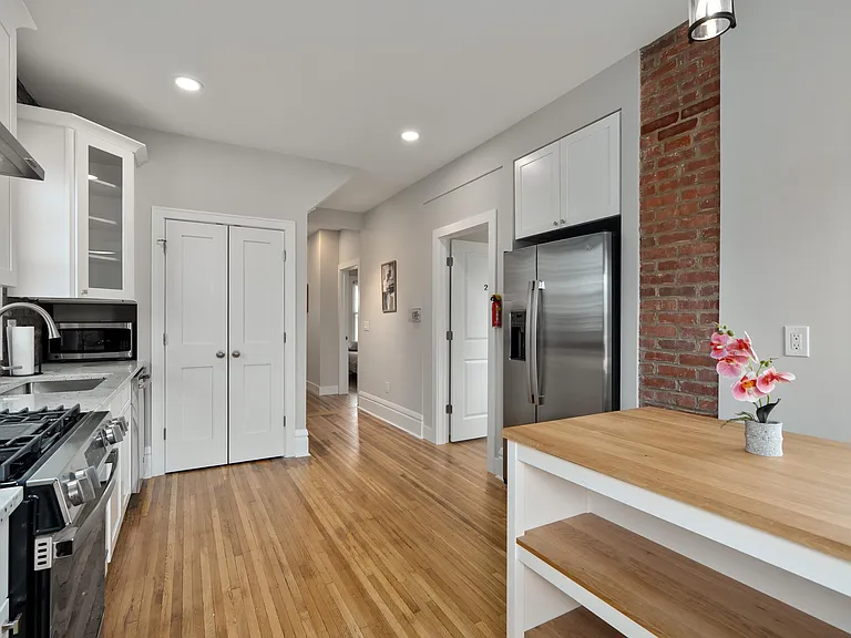 Main full kitchen, shared by Room #s 1, 2, 5, 6 & 7.
