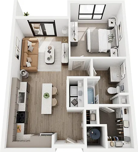 Floor plan A1b