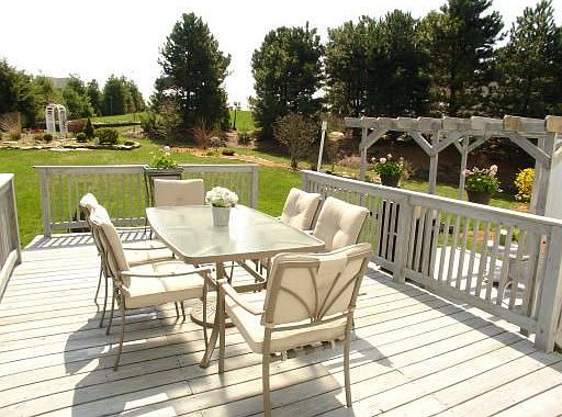 Sunsplashed deck