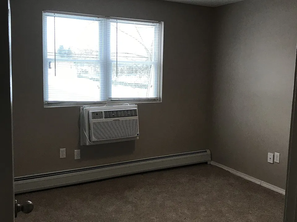 Living room with large window