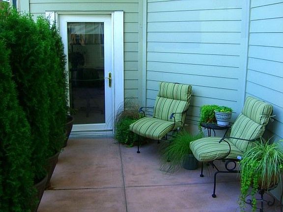 Private deck off bedroom