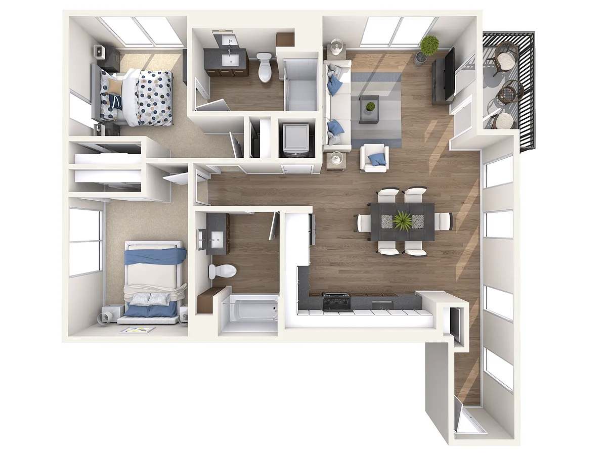 Floor plan B2