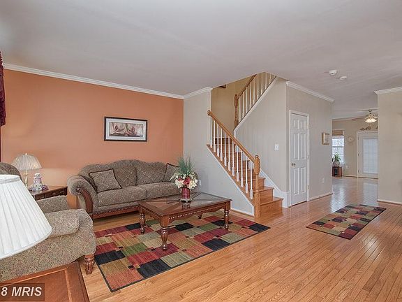 Front door opens to living room