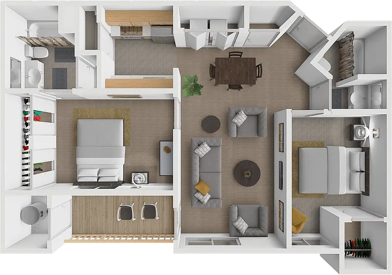 Floor plan Hampton