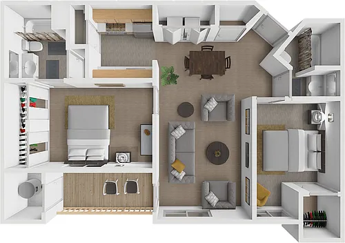 Floor plan Hampton