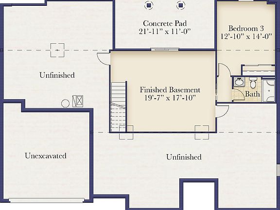 Toscana Finished Basement Option