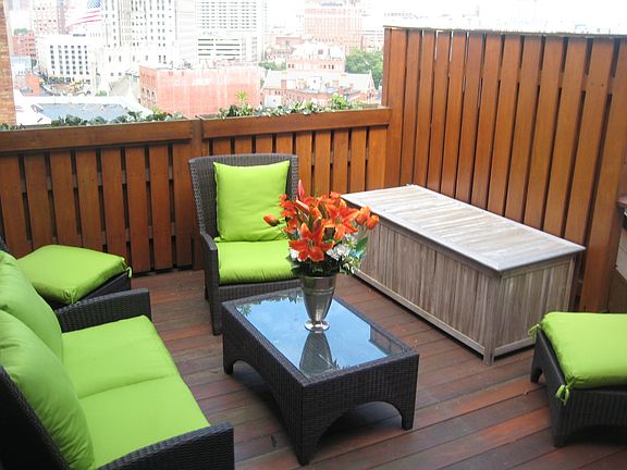 Private roof deck