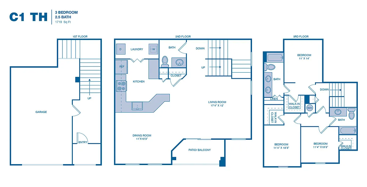 Floor plan C1 TH