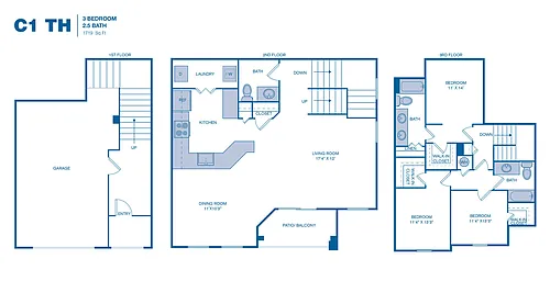 Floor plan C1 TH