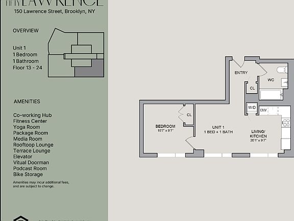 2nd image of 150 Lawrence St #1411