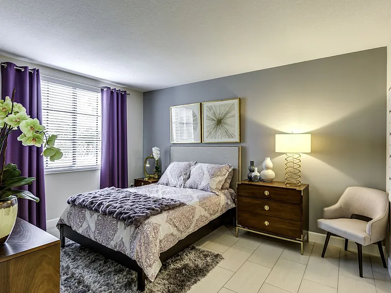 Spacious Bedrooms | Ceramic Tile Flooring throughout