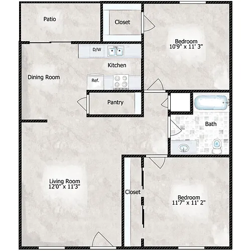 Floor plan 2X1