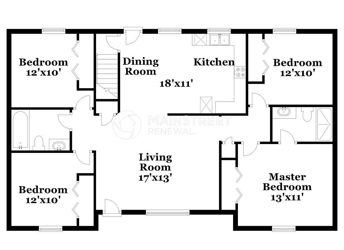 Floor Plan - 805 E 15th St