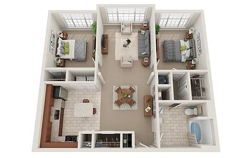 Floor plan B1B