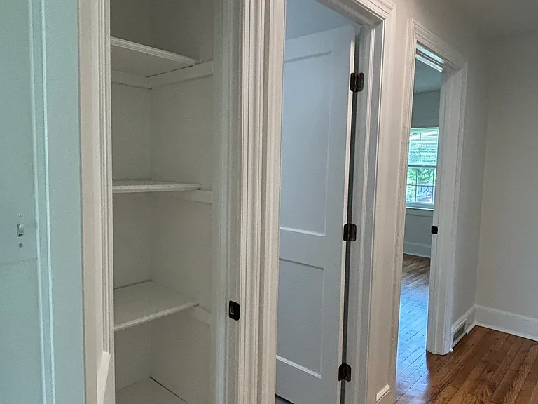 Hallway closet.
