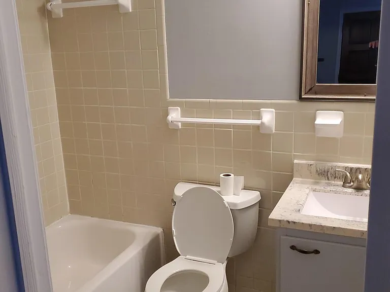 Full downstairs bathroom