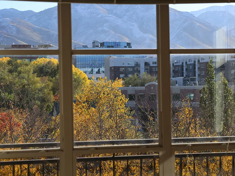Dual-pane windows to privately enjoy natural light and the beautiful views of Sugarhouse.