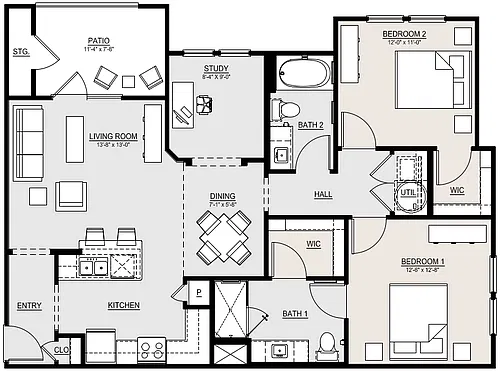 Floor plan B3