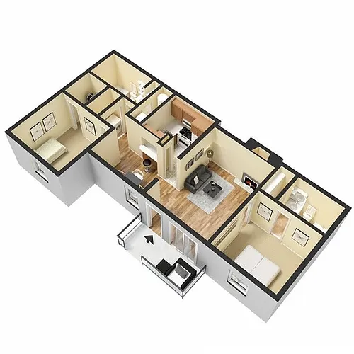 Floor plan B2 Modern