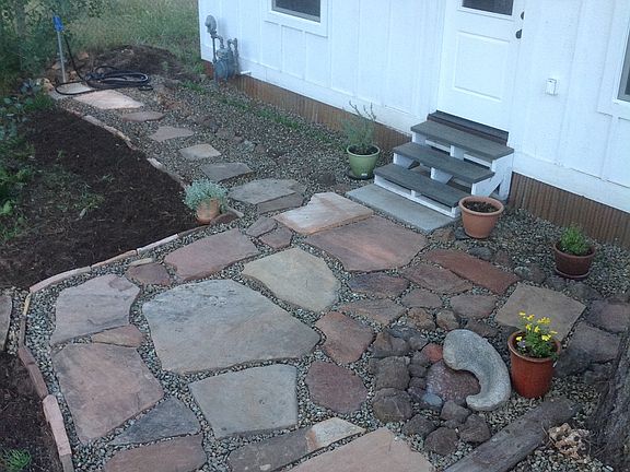 stone walkway