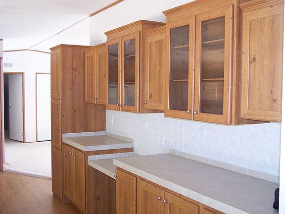 Computer work space in Kitchen