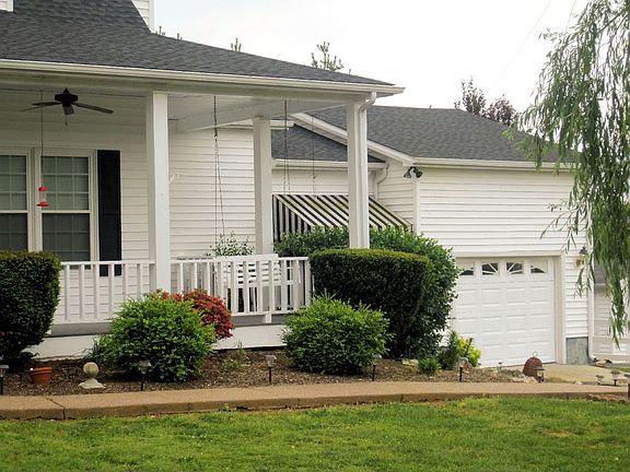 Front Porch and Attached Garage View