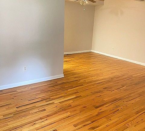 Living room and dining room
