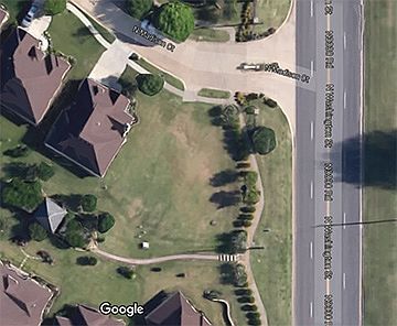 aerial of site