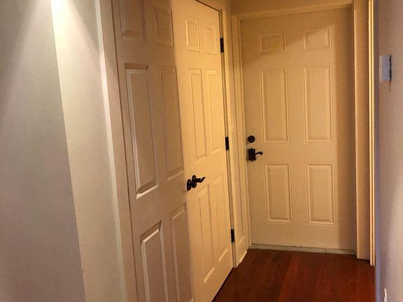 Double closet in each bedroom.