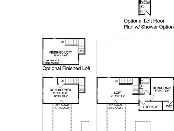 Second Floor Options