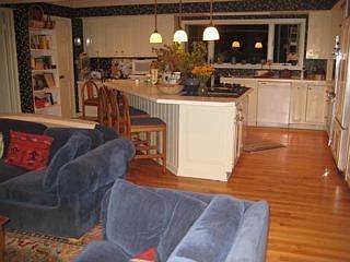 Family room/ kitchen/laundry room