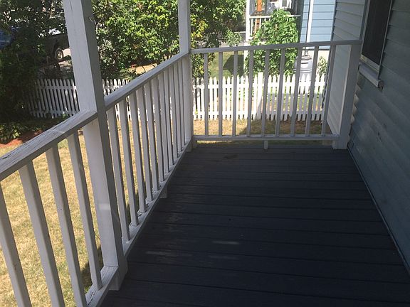 Private back porch