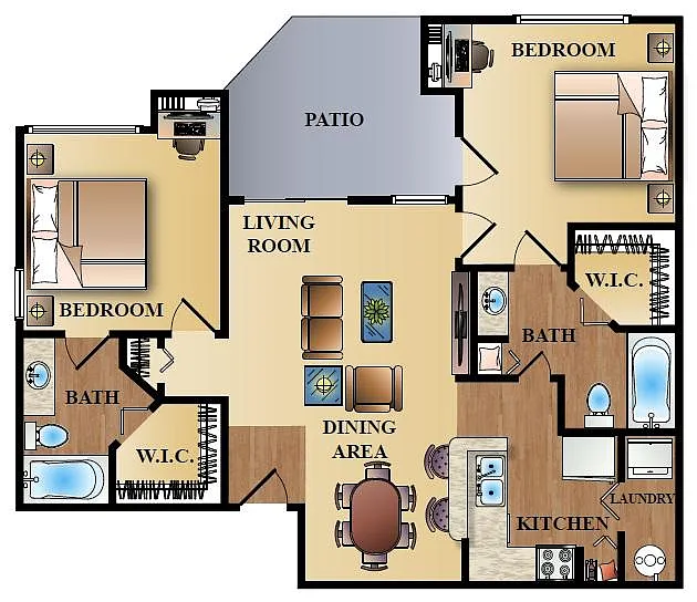 Floor plan B3