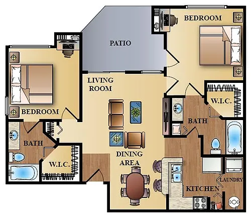 Floor plan B3