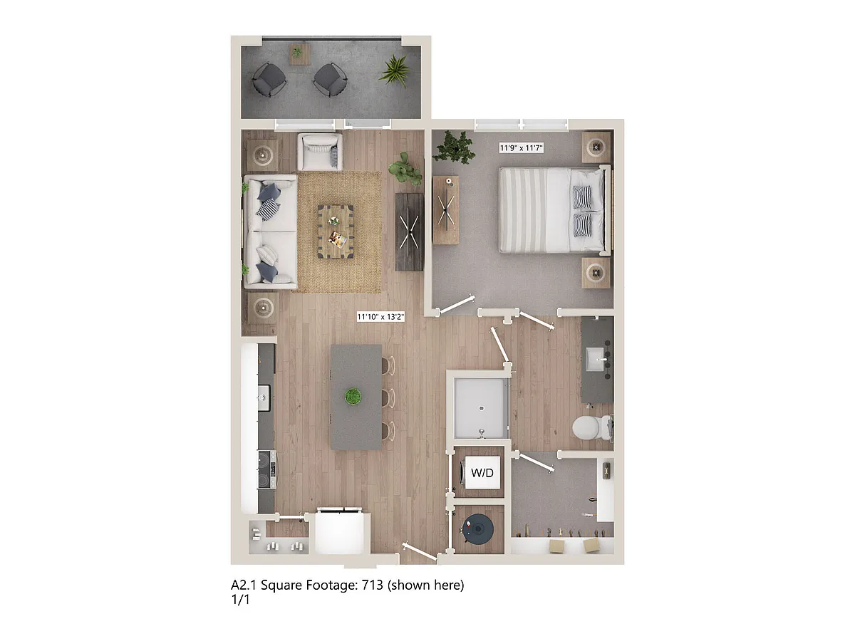 Floor plan A21