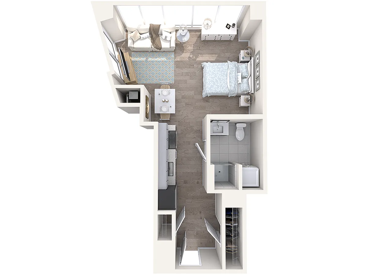 Floor plan Watermark B1-S21