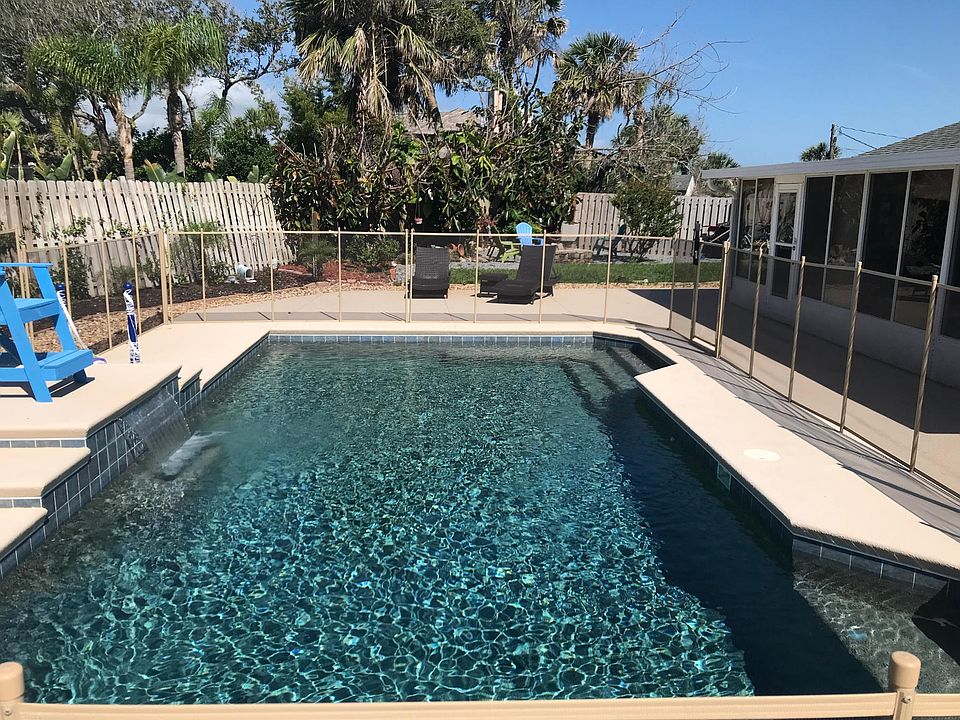 Beautiful pool with safety fence (fence can be removed upon request)