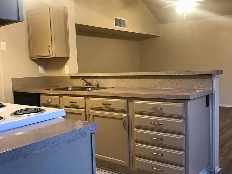 Kitchen Open To Living Room