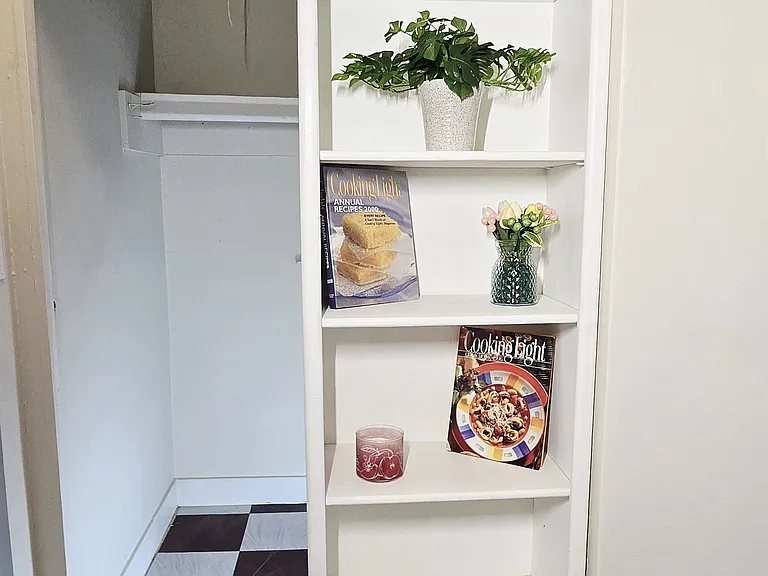 Shelving and Walk-in Closet
