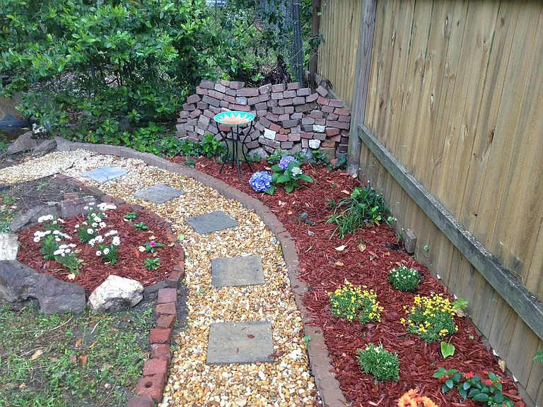 With a little love, the back yard can be as welcoming and charming as you make it!