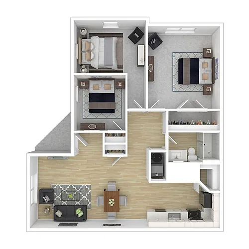 Floor plan 3 Bedroom