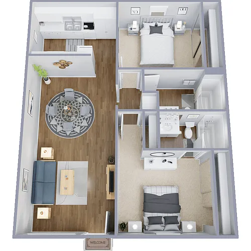 Floor plan Plan D