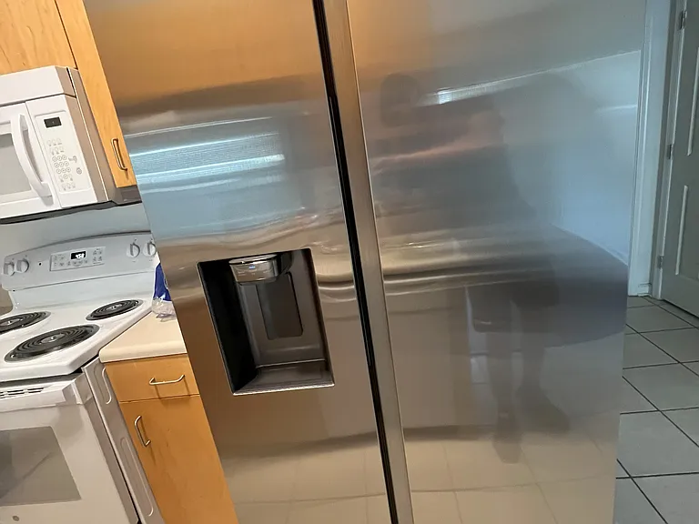 Oversize refrigerator with ice maker
