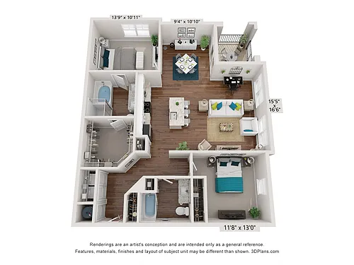 Floor plan The Jefferson