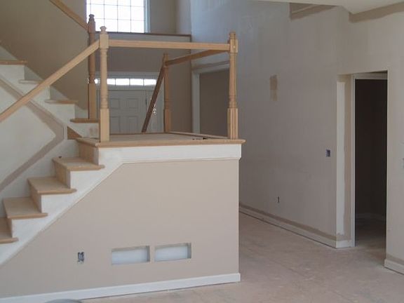 staircase from foyer